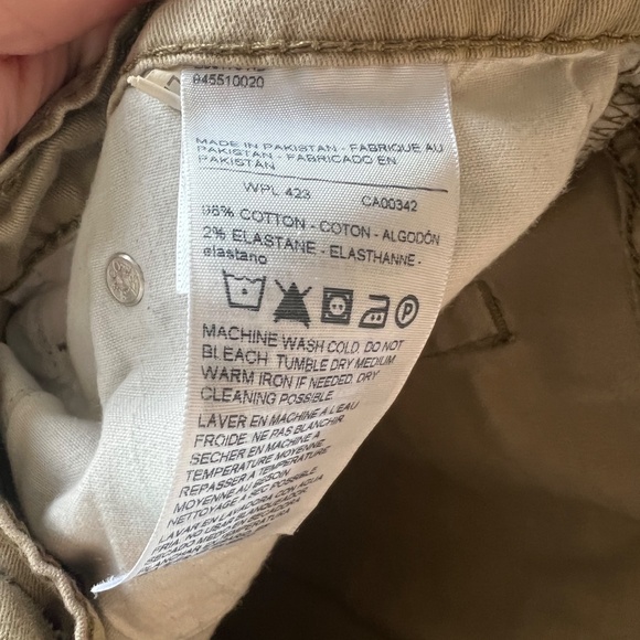 Signature by Levi Athletic Tan Straight Leg Pants Men's Size 36 x 30 - Picture 6 of 7